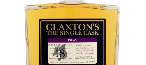 BRUICHLADDICH Port Charlotte 2001 18 Years Claxton’s The Single Cask