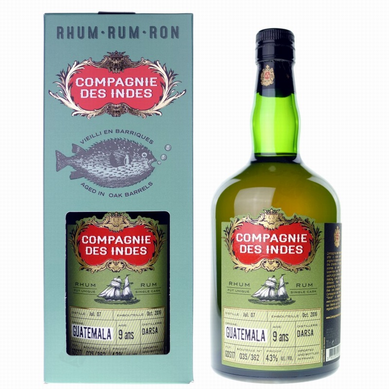 COMPAGNIE DES INDES Guatemala DARSA 9 Years Single Cask