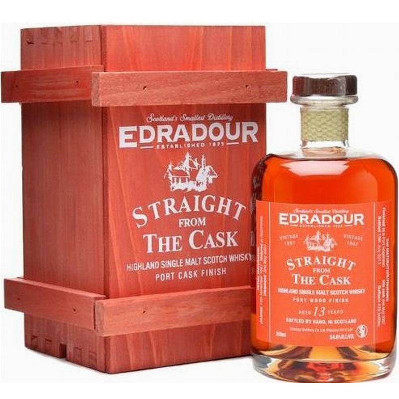EDRADOUR 2001 straight from the Cask "Port wood finish"