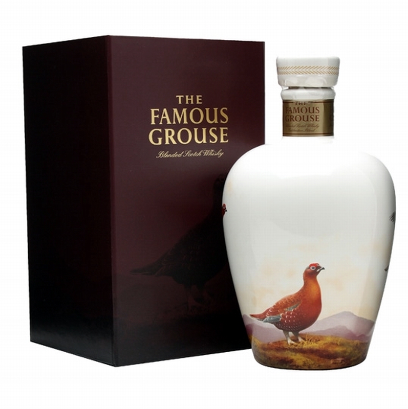 FAMOUS GROUSE Ceramic Decanter