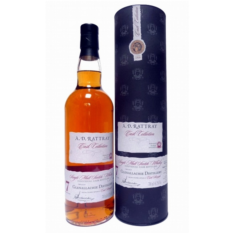 GLENALLACHIE 7 Years 1st Fill Sherry Butt Single Cask A.D. Rattray