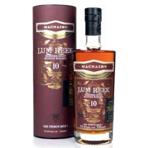 MACNAIR'S 10 Years Lum Reek Cask Strength Blended Peated Malt Scotch Whisky