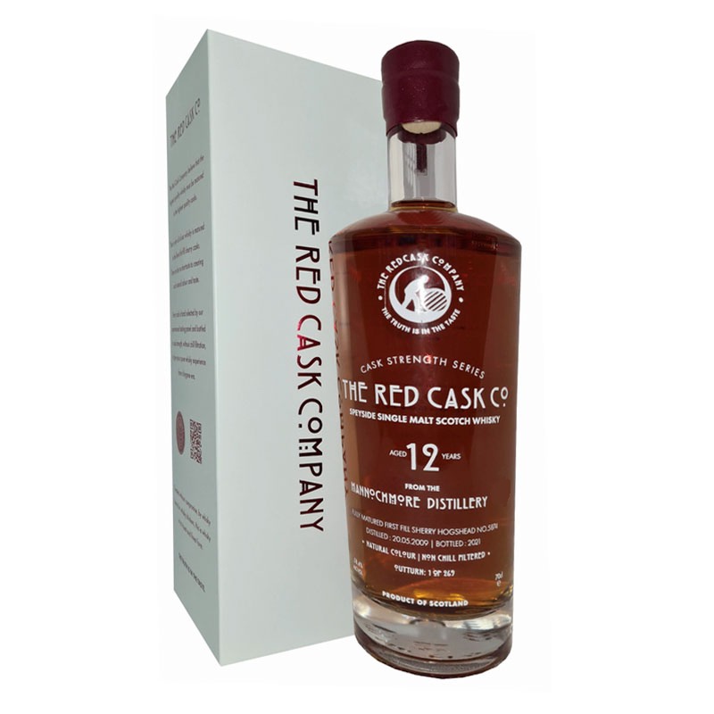 Mannochmore 12 Years 2009 1st Fill Sherry Hogshead Cask 5874 The Red Cask Company 