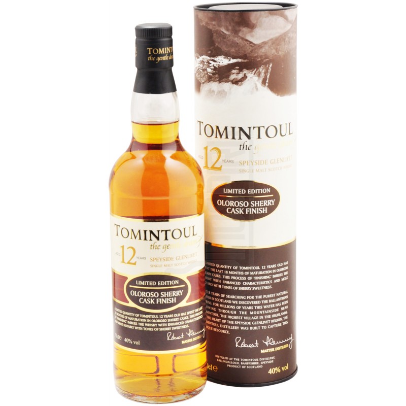 TOMINTOUL 12 Years Oloroso Sherry Cask