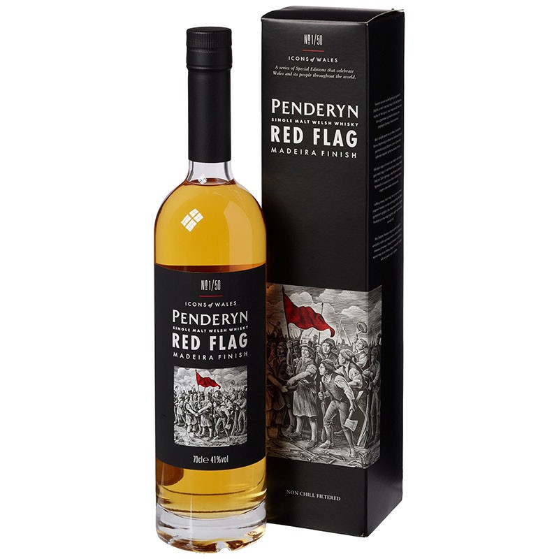PENDERYN Icons of Wales Red Flag
